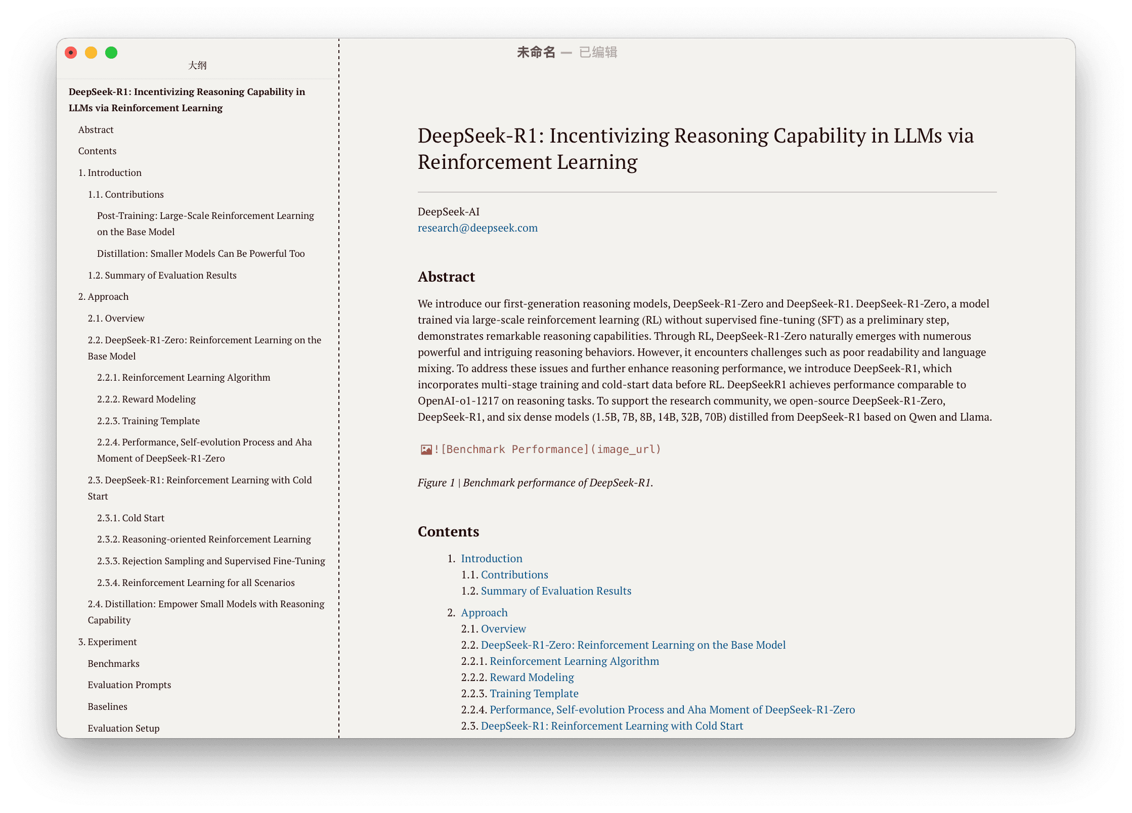 Table of Contents (with hyperlinks)